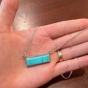 Turquoise Silver Necklace